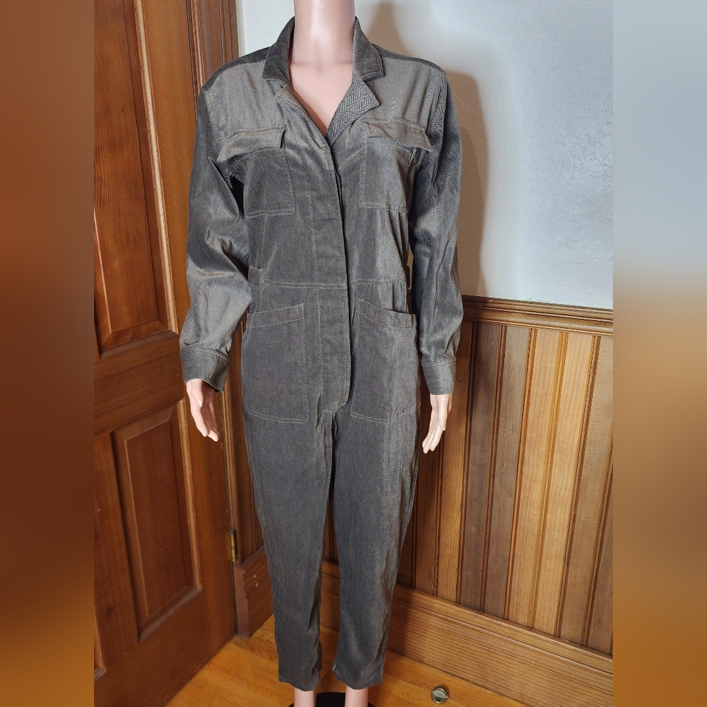 Quaker Marine Supply Velvet Herringbone Coveralls Size M